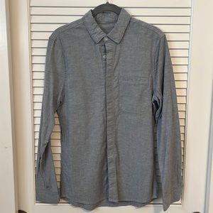 Lululemon Commission button down men’s grey size small